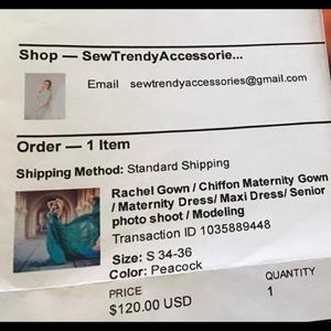 Rachel maternity gown by SewTrendy